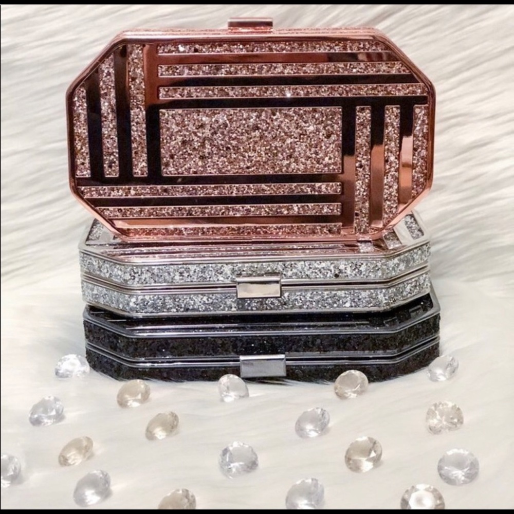 Rose Gold Glam Clutch